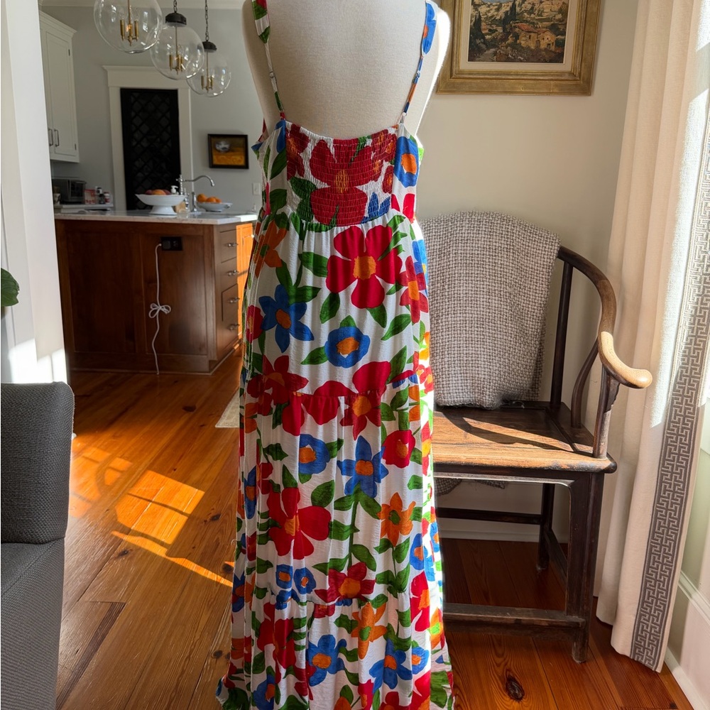 Skies Are Blue Floral Maxi Dress - Picture 4 of 10